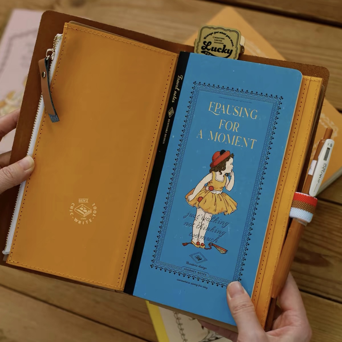 Vintage Collectible Magazines - Recharge de carnet vintage imprimée TN,
