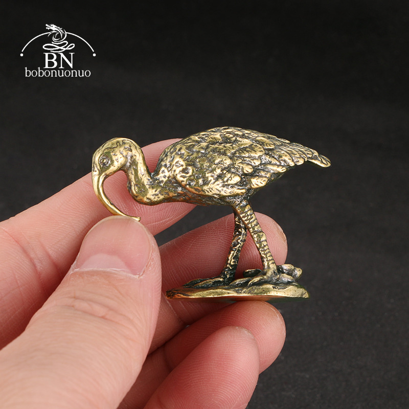 Vintage Collectible Ornaments - Figurines de grue à long bec
