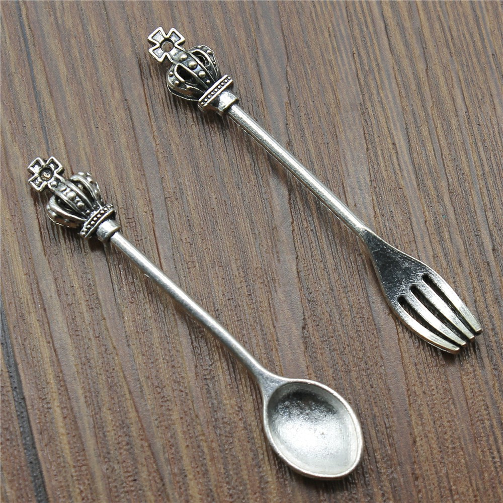 Vintage Collectible Spoons - Lot de 10 pendentifs pour la