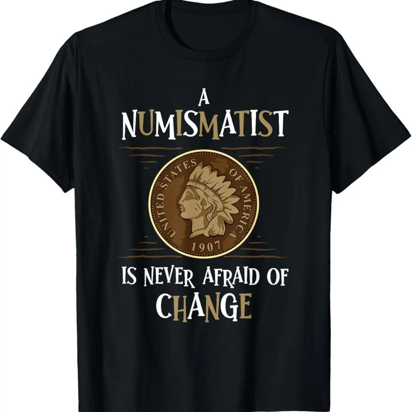 Vintage Collectible Coins - T-shirt noir pour collectionneur de pièces