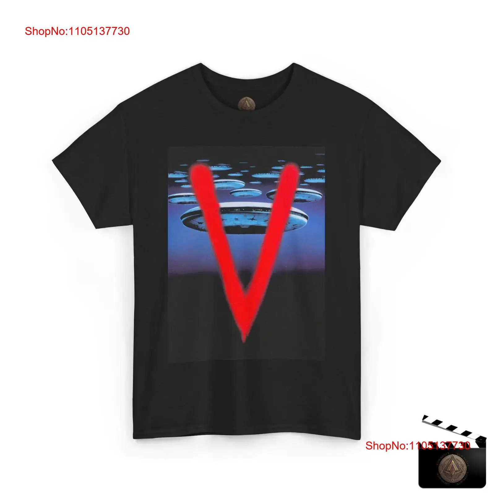V UFO t-shirt pour visiteurs r - Vintage Collectible Show avis et prix