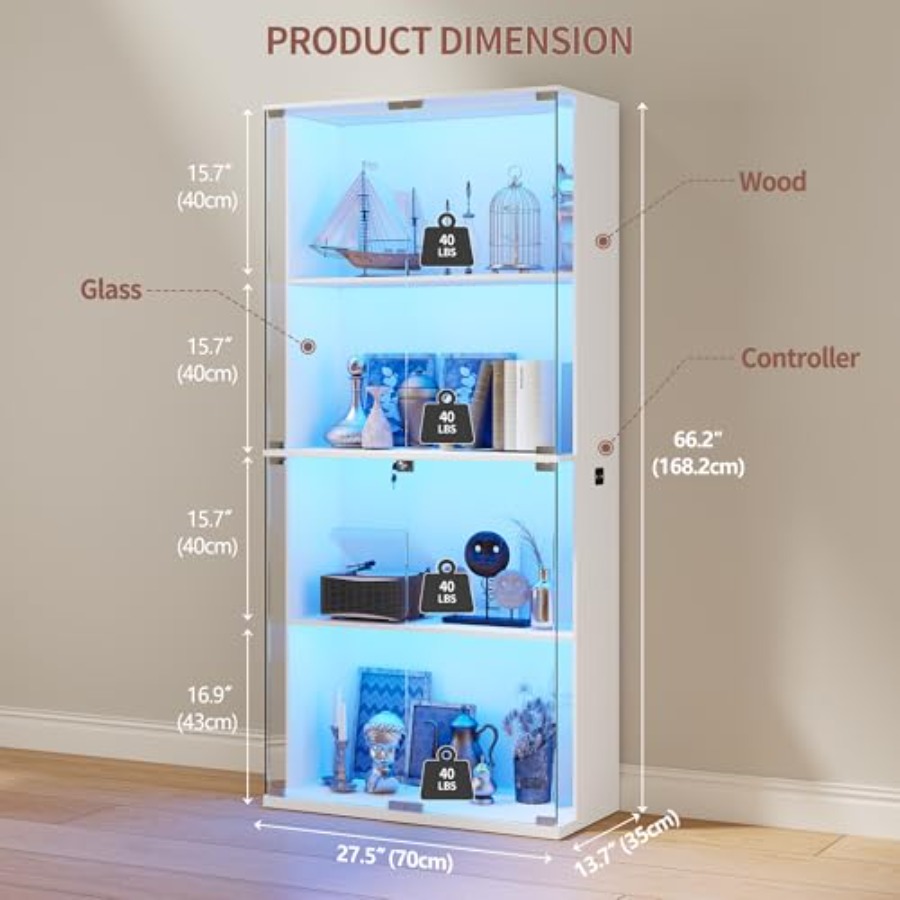 Vitrine en verre 66 pour objet - Collectible & Vintage Dolls For Wedding avis et prix