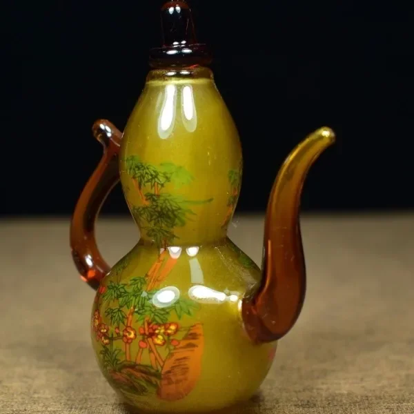 Bouteille en verre givrée vint - Vintage Collectible Glassware avis et prix