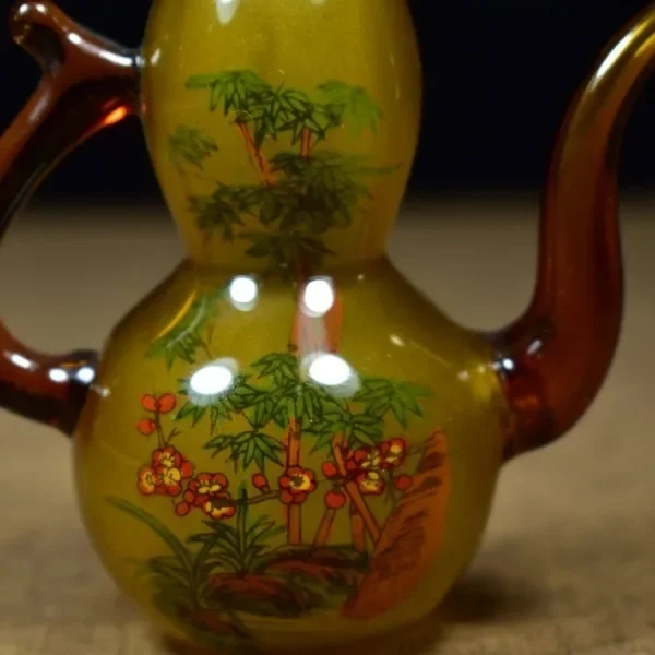 Bouteille en verre givrée vint - Vintage Collectible Glassware avis et prix