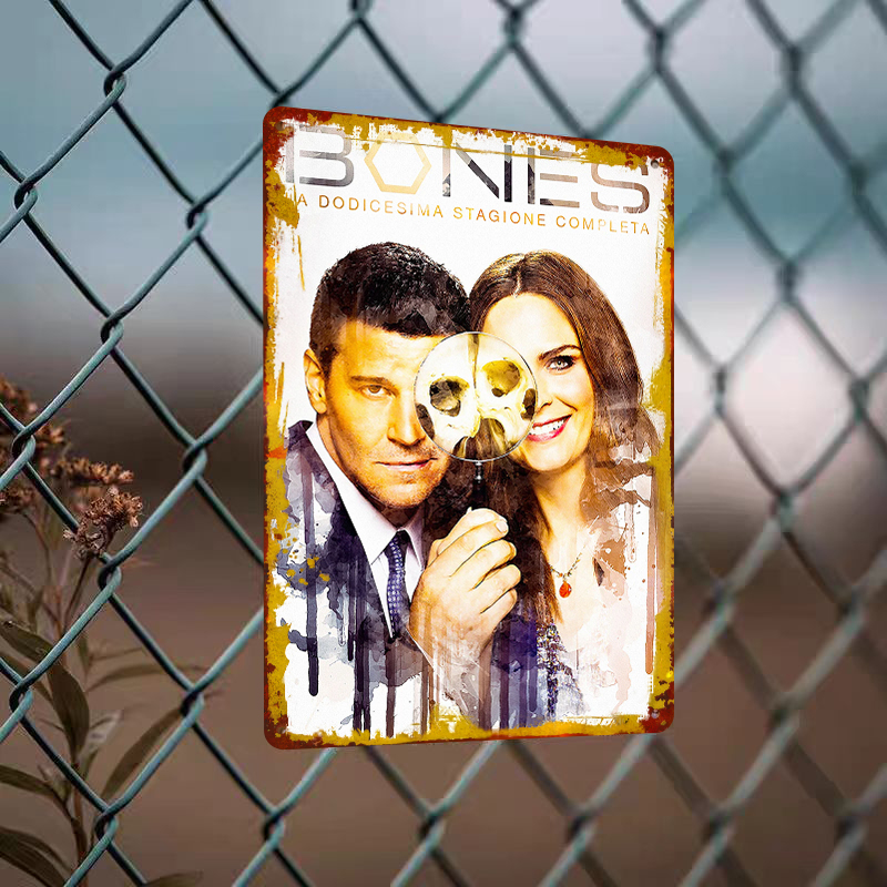 Affiche en métal Bones saison  - Vintage Collectible Show avis et prix