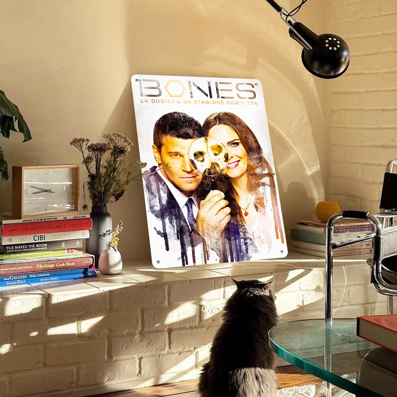 Affiche en métal Bones saison  - Vintage Collectible Show avis et prix