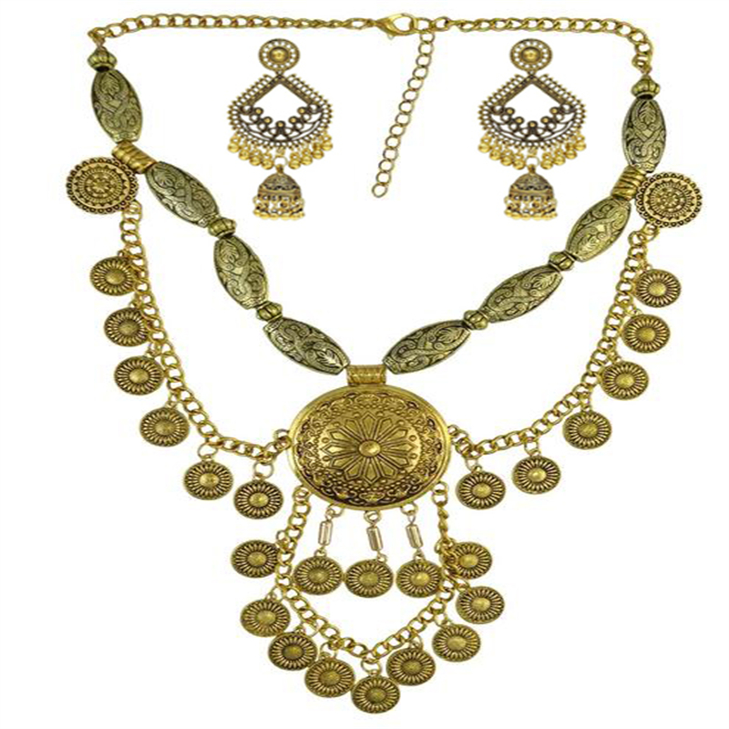 Ensemble Collier Choker Bohème - Vintage Collectible Coins avis et prix